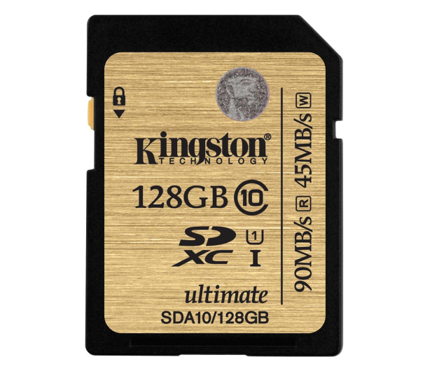 KINGSTON SDXC 128GB CLASS 10 UHS -I Ultimate Flash Card (SDA10/128GB) - 206101 - zdjęcie